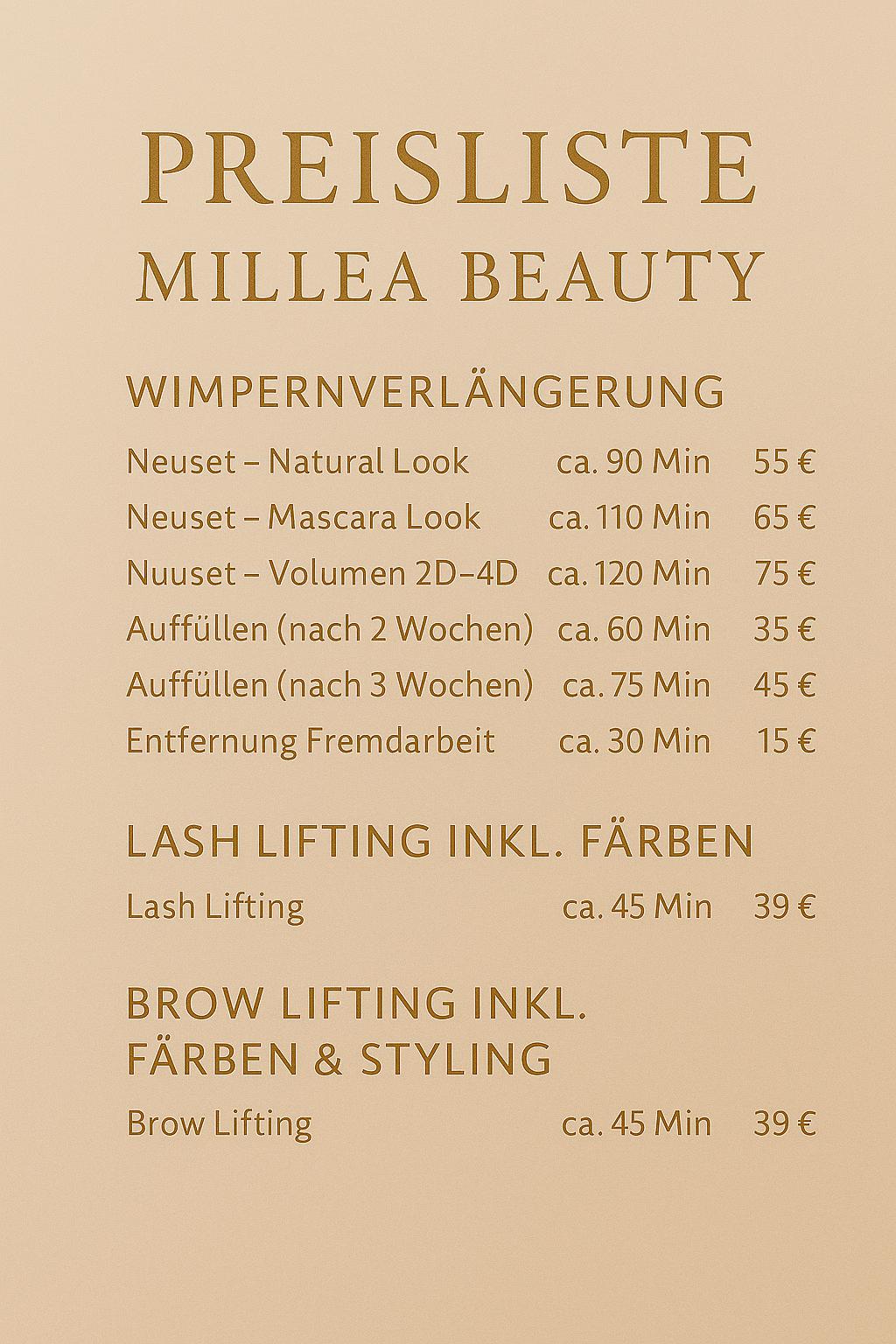 Preisliste